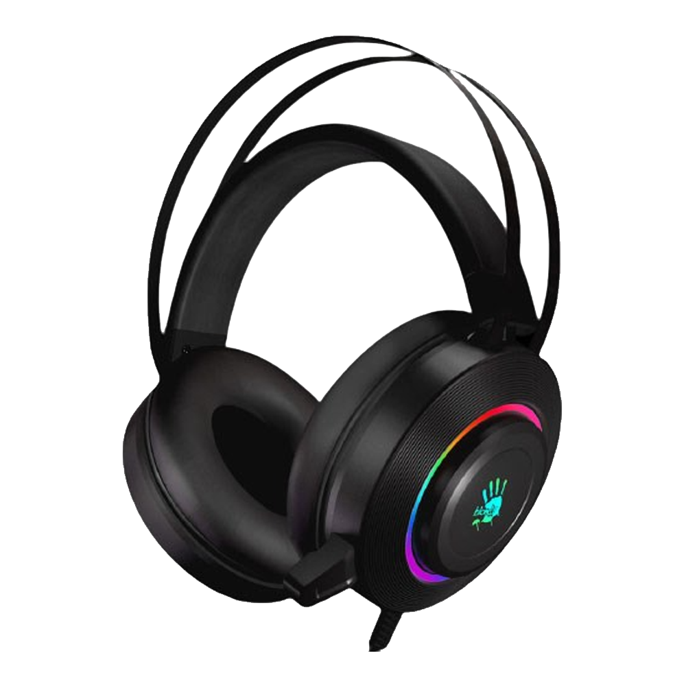 Bloody G521 Virtual 7.1 Surround Sound USB Gaming Headset - Black