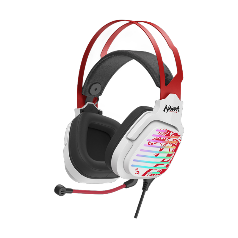 Bloody G560 Naraka USB Gaming Headset - Sport Red