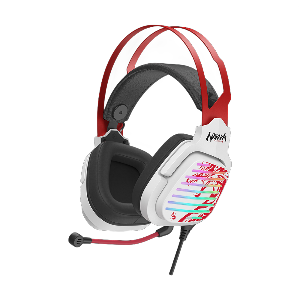 Bloody G560 Naraka USB Gaming Headset - Sport Red