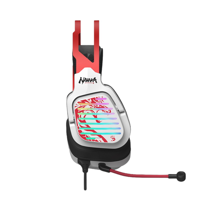 Bloody G560 Naraka USB Gaming Headset - Sport Red - Image 2