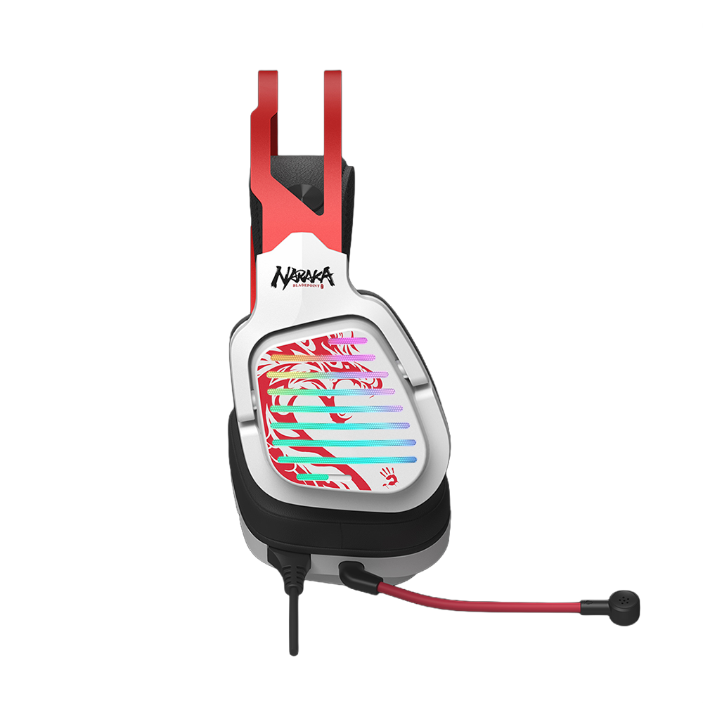 Bloody G560 Naraka USB Gaming Headset - Sport Red - Image 2