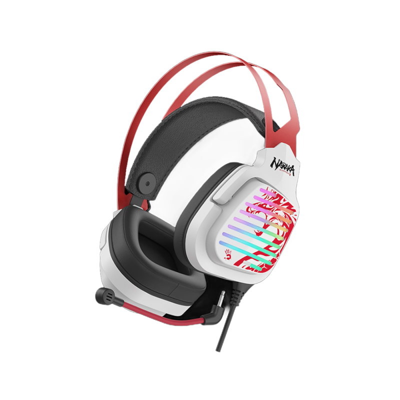 Bloody G560 Naraka USB Gaming Headset - Sport Red - Image 3