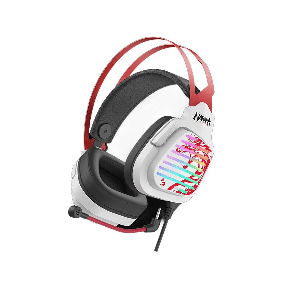 Bloody G560 Naraka USB Gaming Headset - Sport Red - Image 3