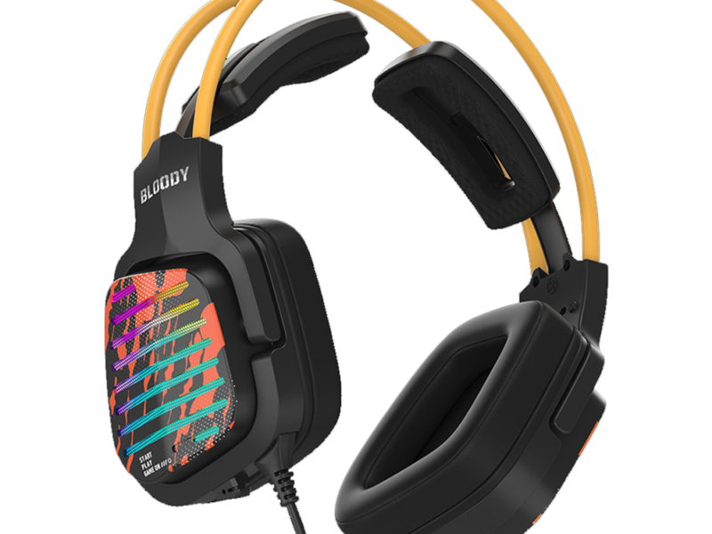 Bloody G565 Virtual 7.1 Surround Sound USB Gaming Headset – Energy Black - image 2