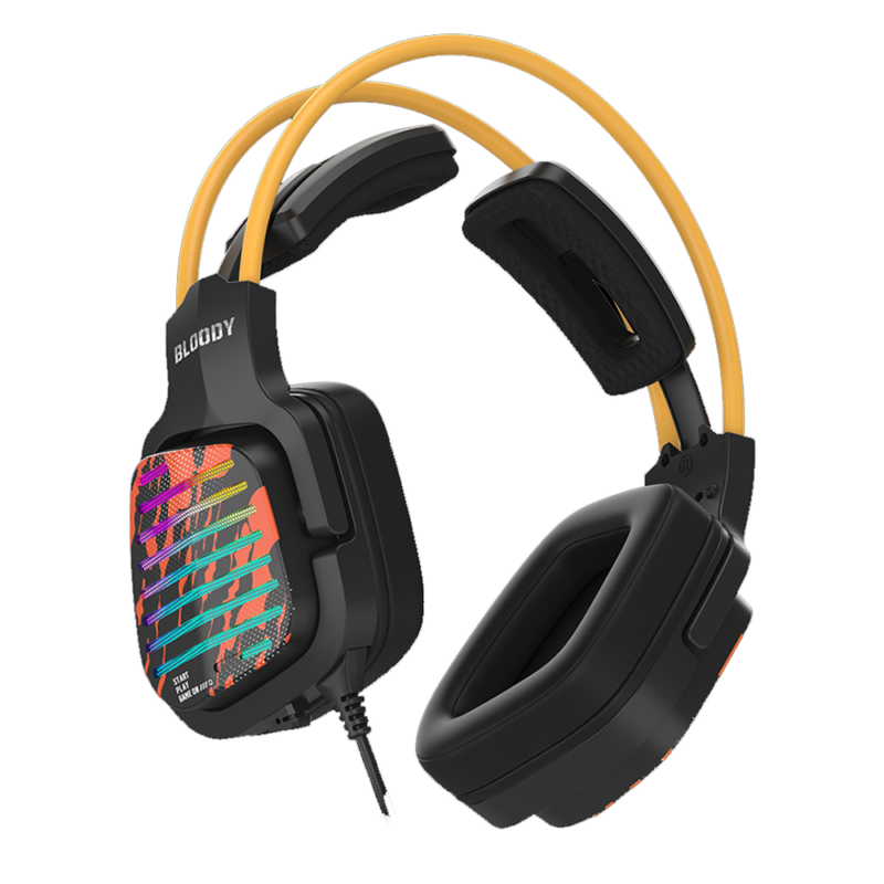Bloody G565 Virtual 7.1 Surround Sound USB Gaming Headset - Energy Black - Image 2