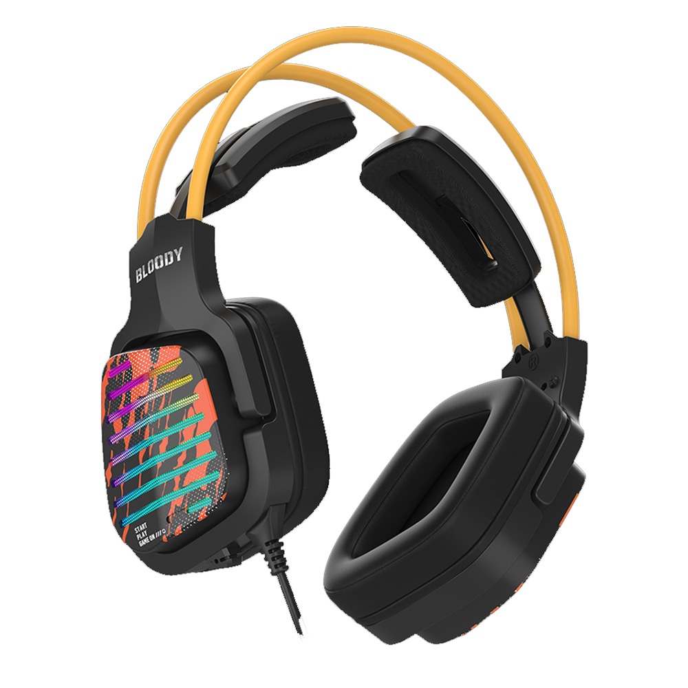 Bloody G565 Virtual 7.1 Surround Sound USB Gaming Headset - Energy Black - Image 2