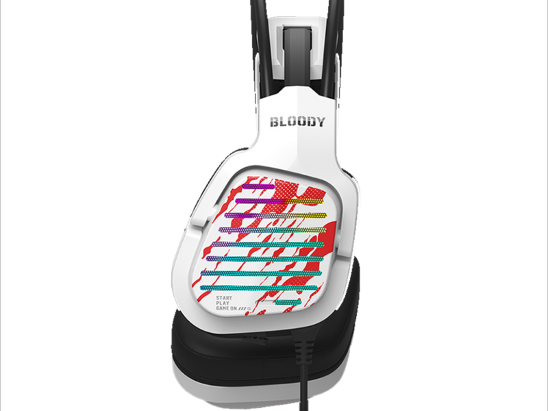 Bloody G565 Virtual 7.1 Surround Sound USB Gaming Headset – Energy White - image 4