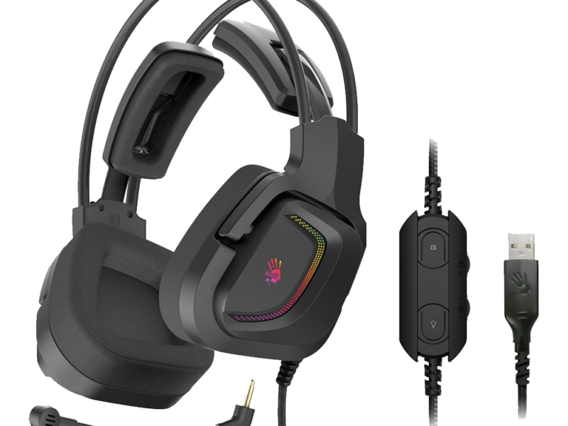 Bloody G575 Pro 7.1 Virtual Surround Sound RGB Gaming Headset – Black - image 2