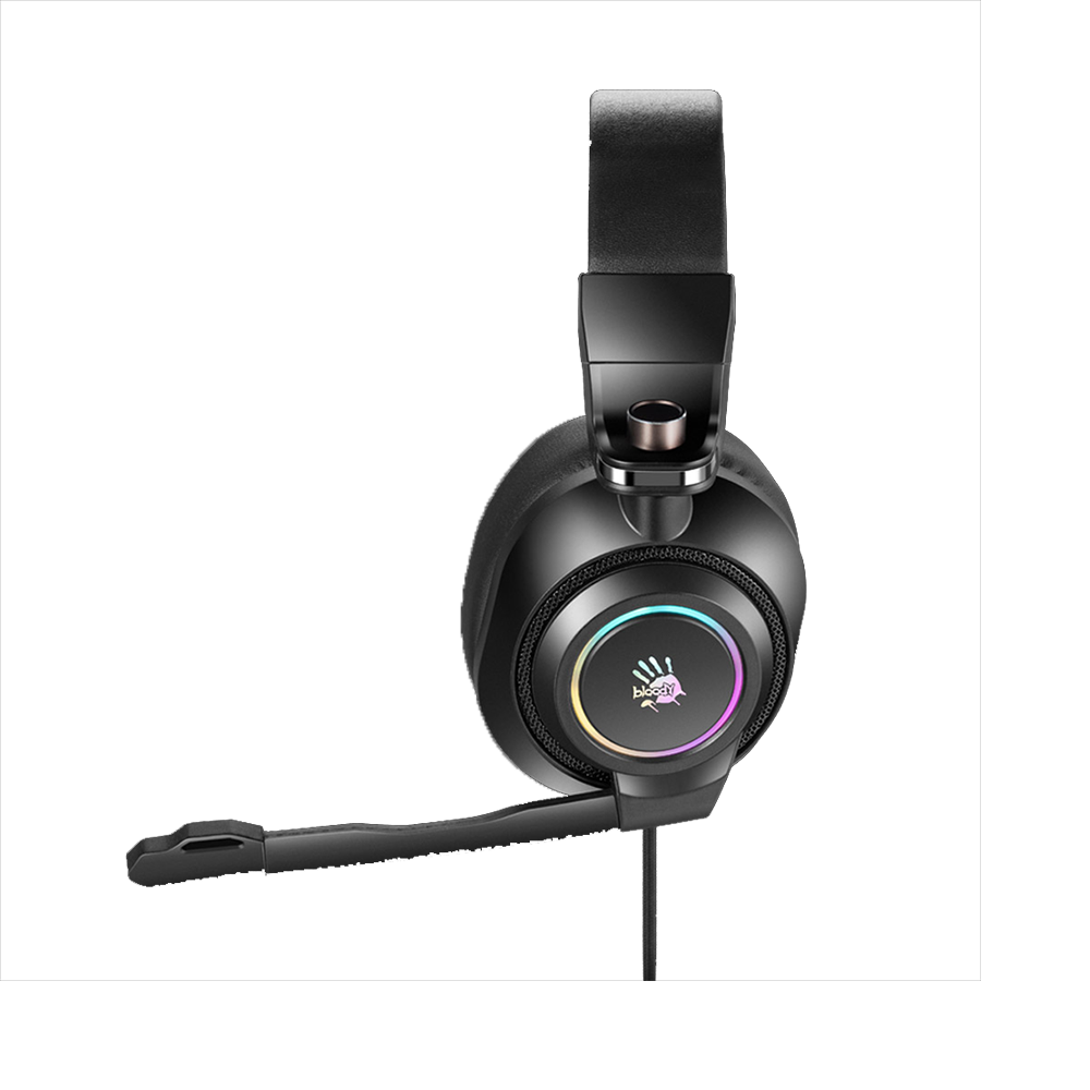 Bloody G580 7.1 Virtual Surround Sound RGB Gaming Headset - Black - Image 3