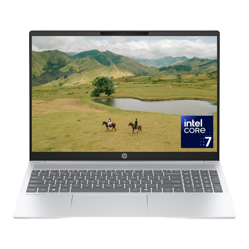 HP OmniBook 5 FP0023dx, Core 7-150U, 16 GB RAM, 512 GB SSD, 14" 2K x360 IPS Touch Screen, W11, 1 Yr Intl Warranty