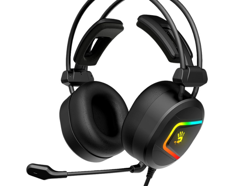 Bloody MC750 USB RGB Headphones with ANC – Black
