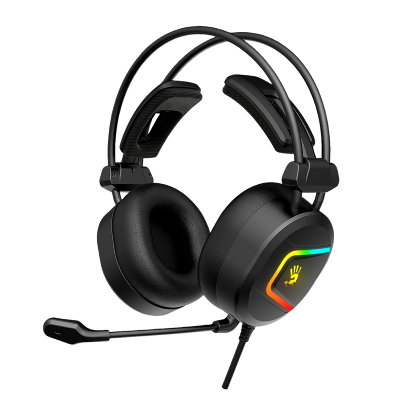 Bloody MC750 USB RGB Headphones with ANC - Black