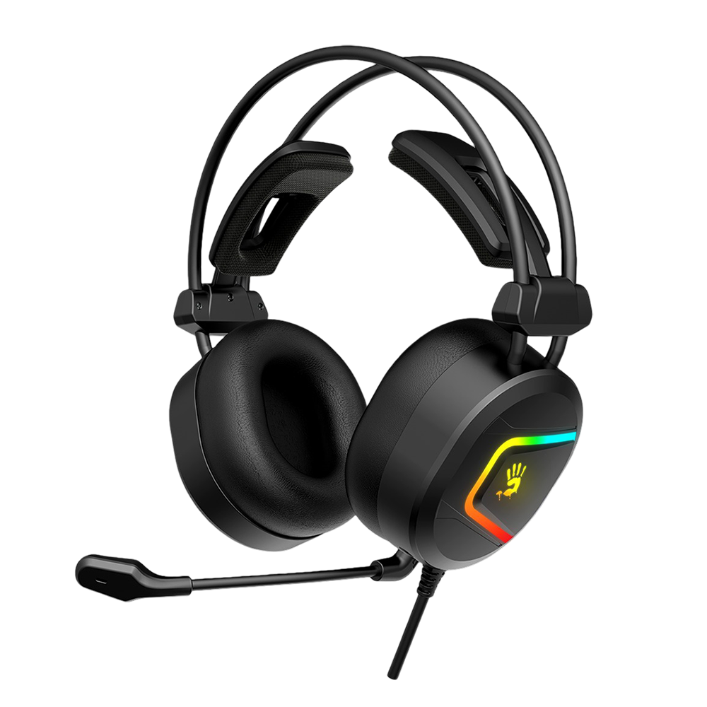 Bloody MC750 USB RGB Headphones with ANC - Black
