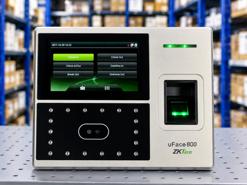 Zkteco UFace 800<br />Attendance Machine<br />( Finger Print + Face )