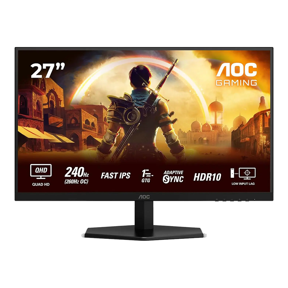 27” AOC Q27G4 -2K/VA/180Hz QHD with Speakers Gaming LED Monitor