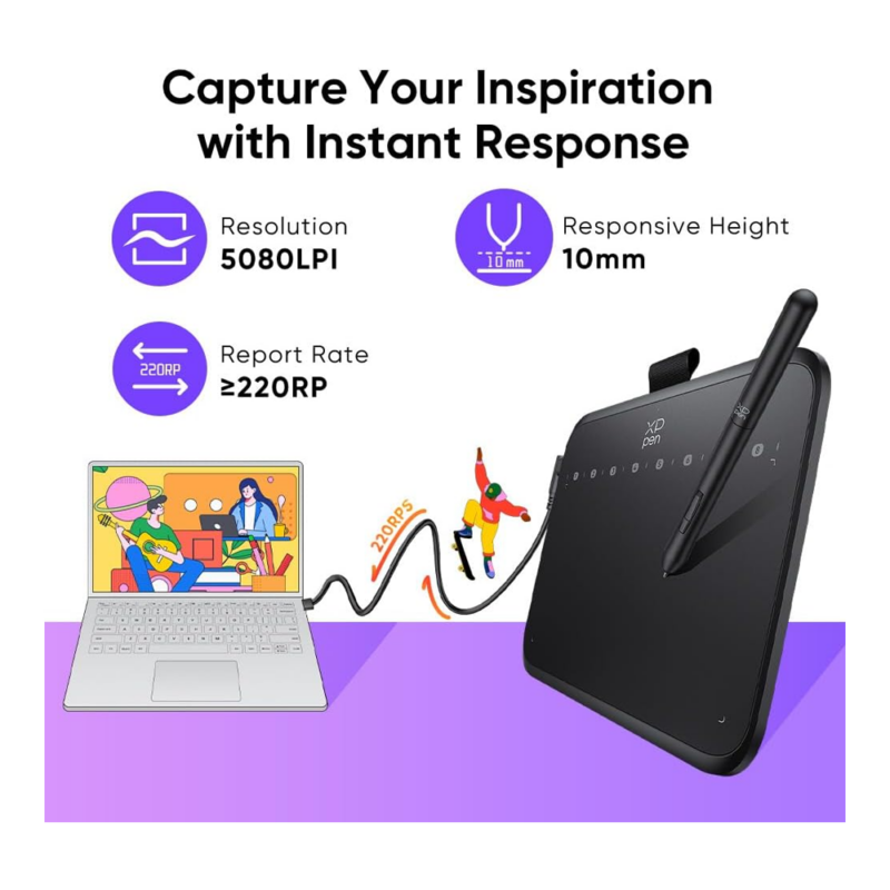 XP-Pen Deco 640 Graphics Tablet - Image 5