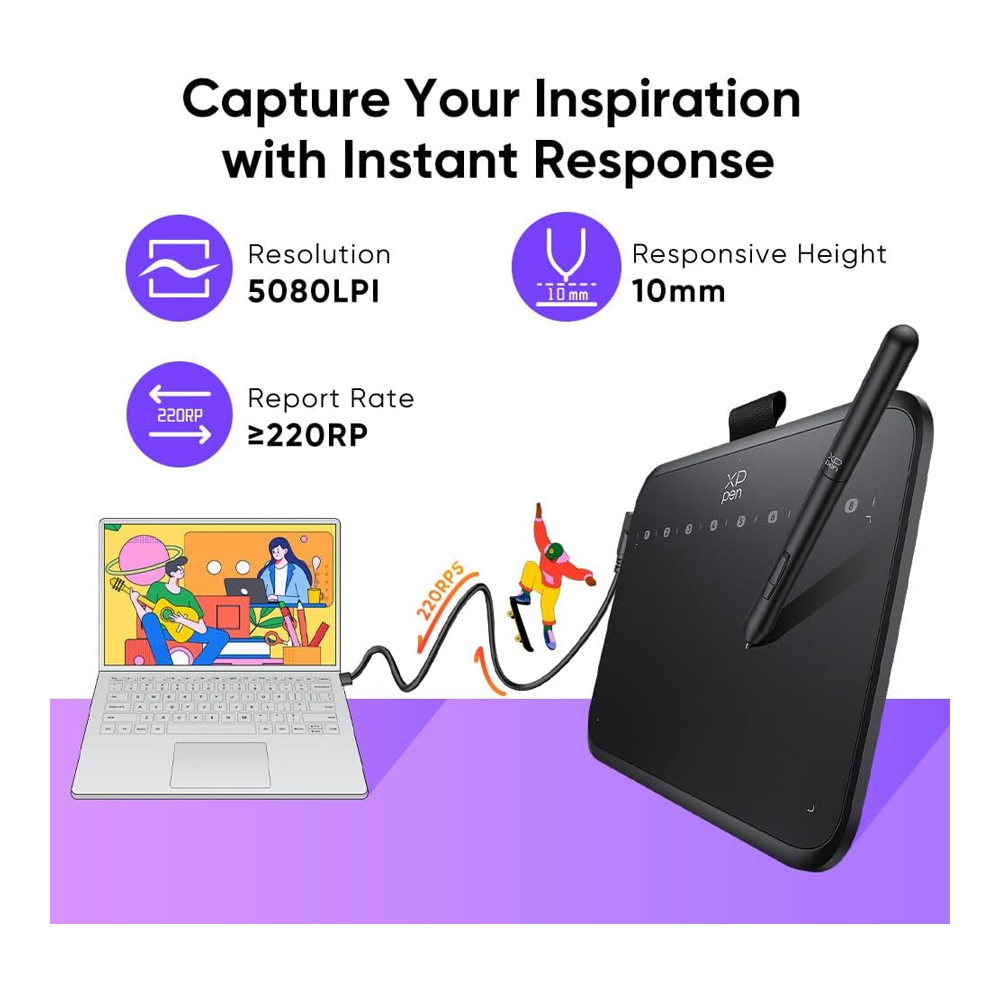 XP-Pen Deco 640 Graphics Tablet - Image 5