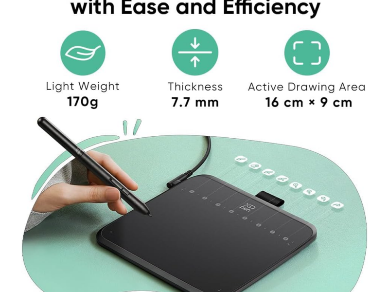 XP-Pen Deco 640<br />Graphics Pen Tablet<br />( 6″ x 4″ ) - image 4