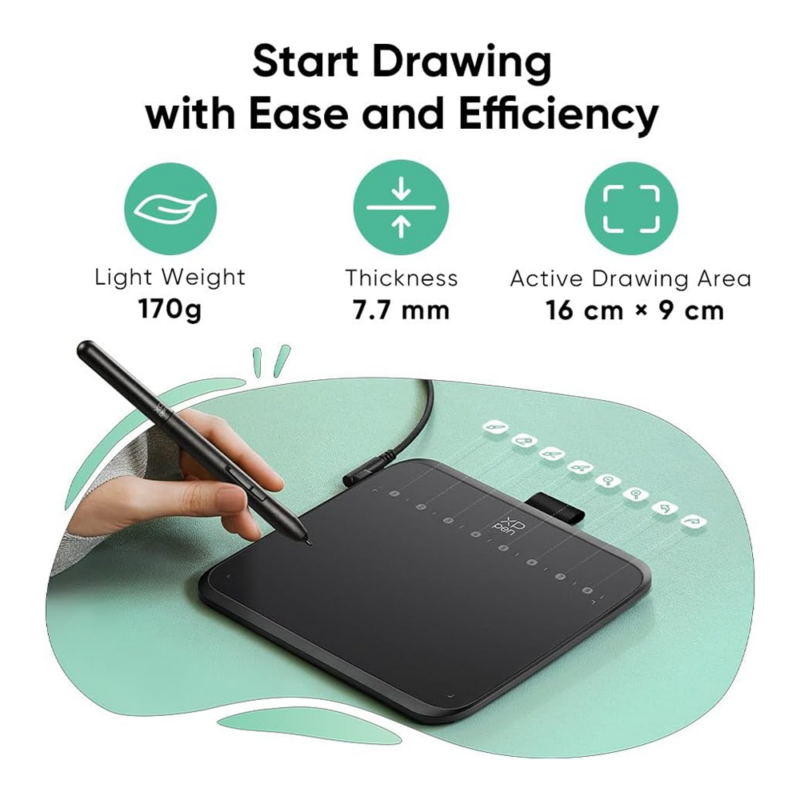 XP-Pen Deco 640 Graphics Tablet - Image 4