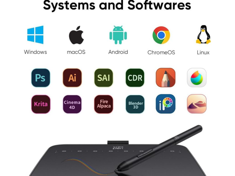 XP-Pen Deco 640<br />Graphics Pen Tablet<br />( 6″ x 4″ ) - image 2