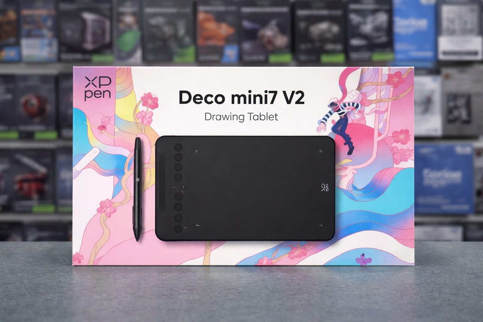 XP-Pen Deco mini7 V2<br/>Graphics Pen Tablet<br/>( 7" x 4.37" )