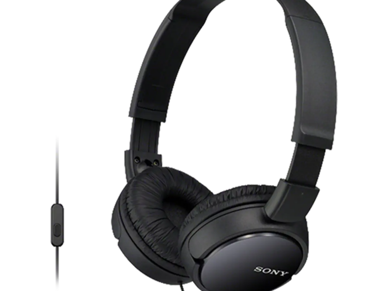 Sony MDR-ZX110AP Over-Head Wired Headphones with  Microphone