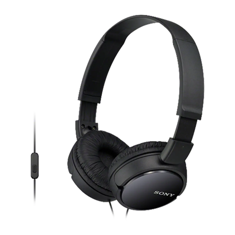 Sony MDR-ZX110AP Over-Head Wired Headphones with  Microphone