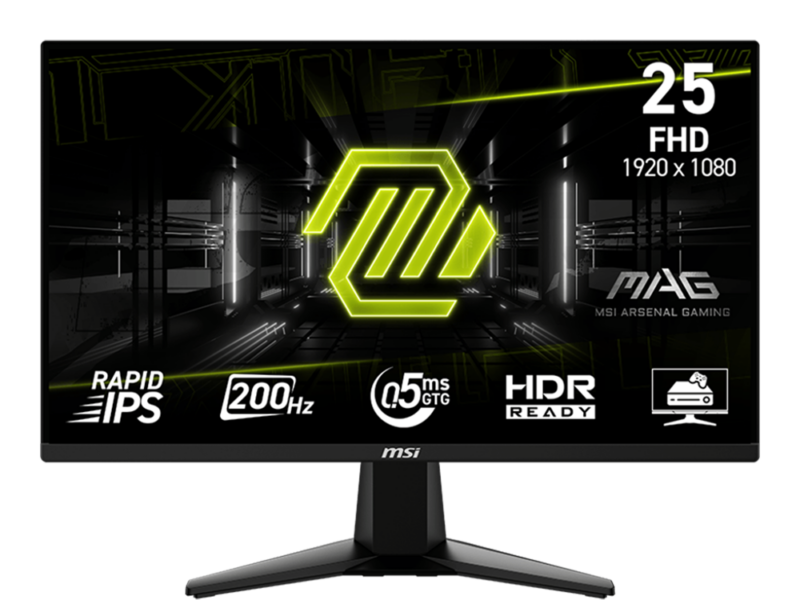 25″ MSI G255F E20 Gaming IPS/200Hz/FHD LED Monitor