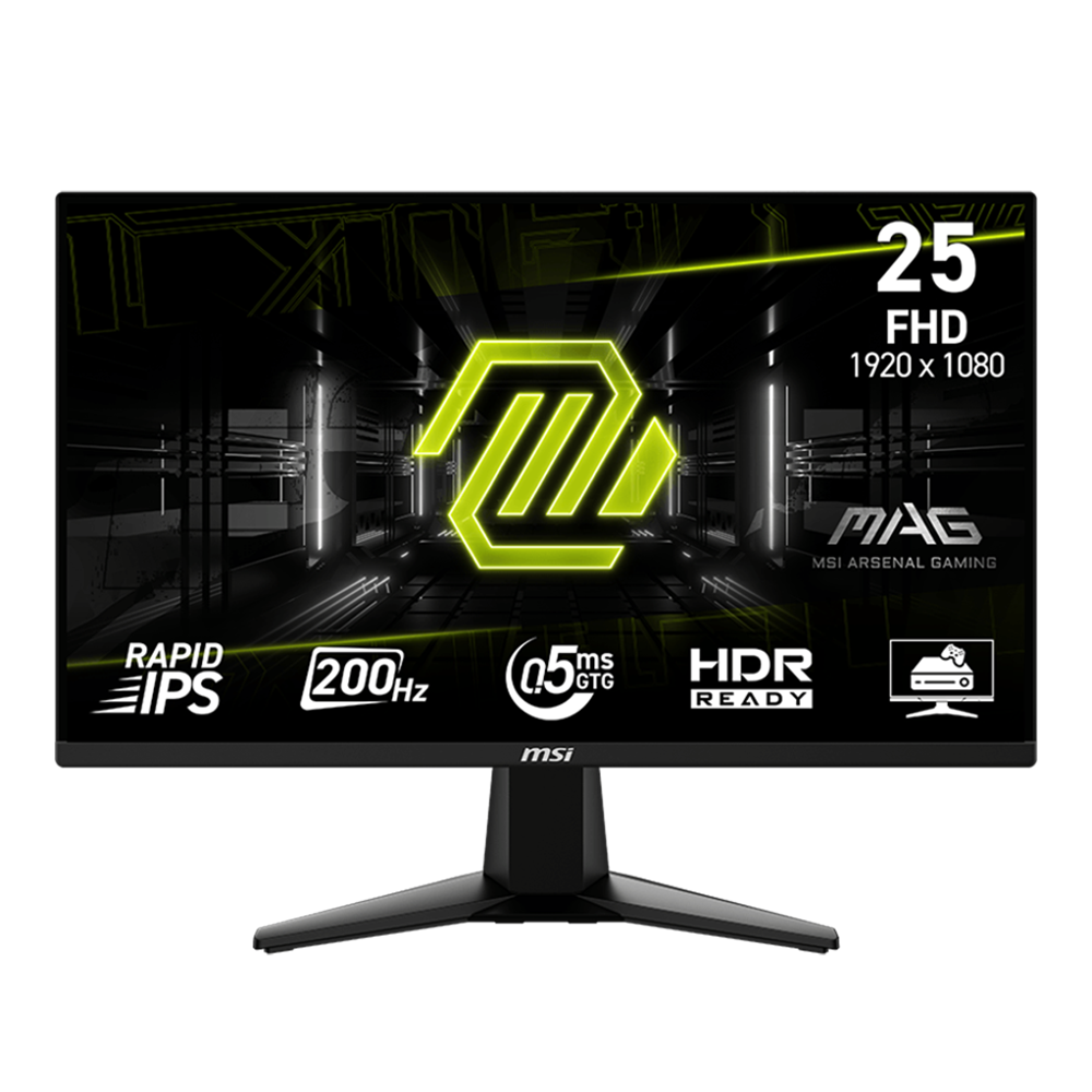 25" MSI G255F E20 Gaming IPS/200Hz/FHD LED Monitor