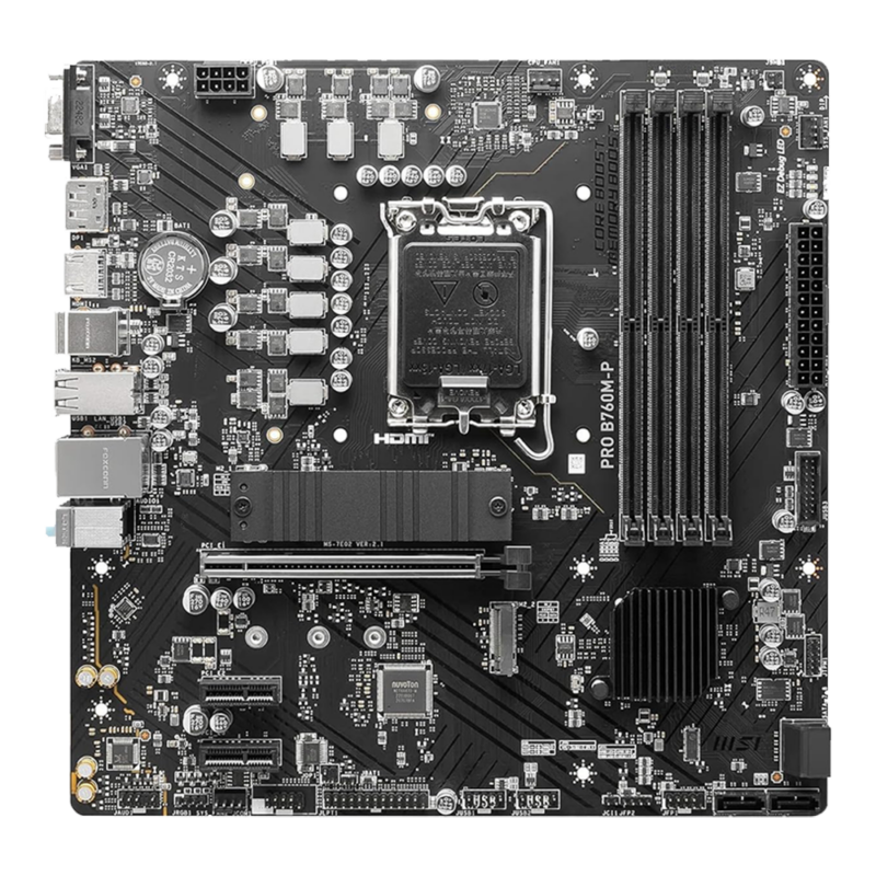 MSI Pro B760M-P, DDR5, 14th Gen Motherboard - Image 2
