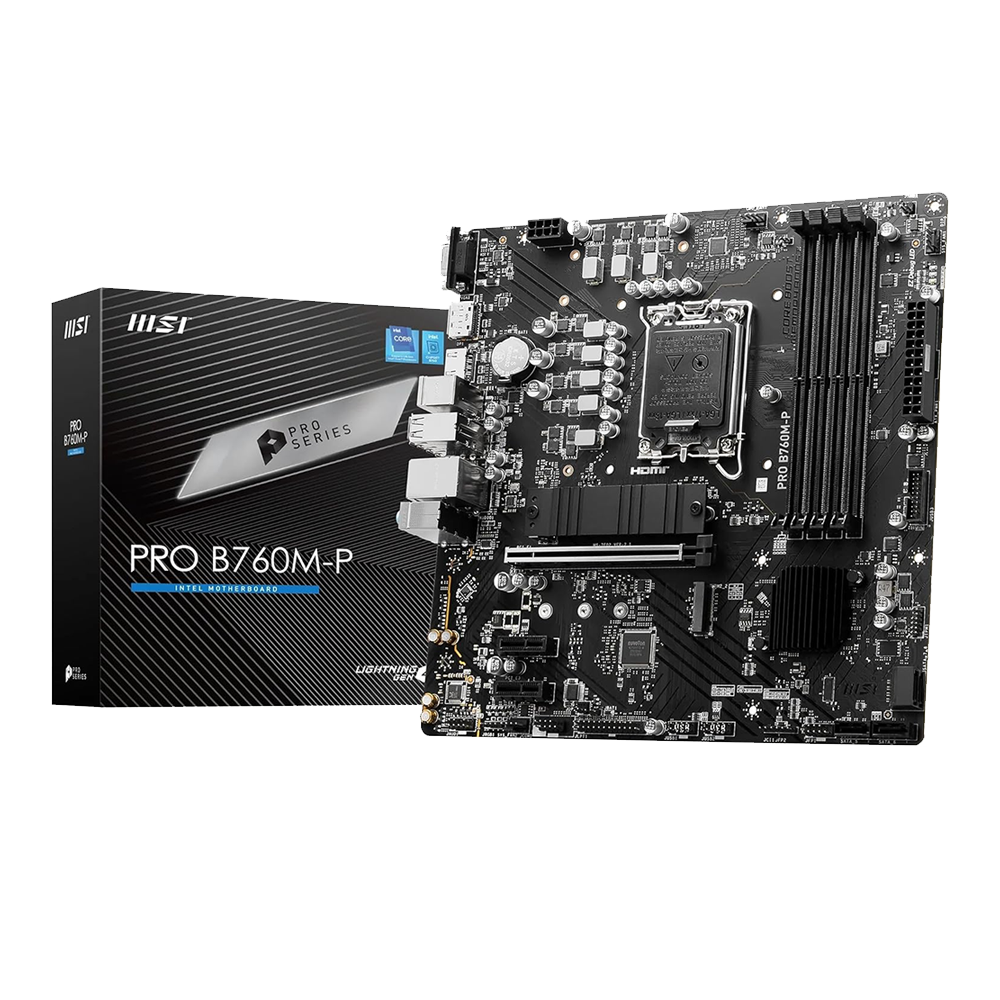 MSI Pro B760M-P, DDR5, 14th Gen Motherboard