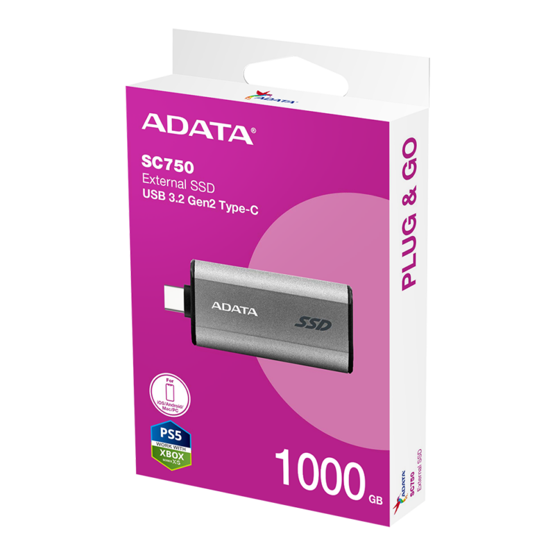 1 TB ADATA SC750 Portable SSD