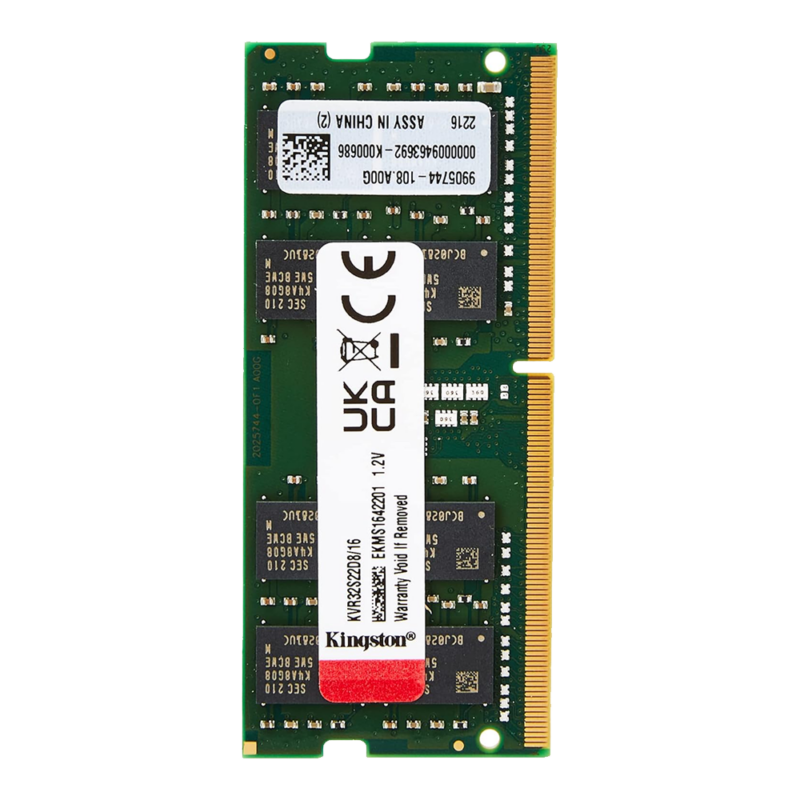 16 GB DDR4, 3200MHz Laptop RAM, Kingston