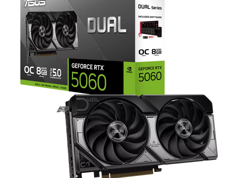 8GB ASUS Dual GeForce RTX™ 5060 8GB GDDR7 OC Edition