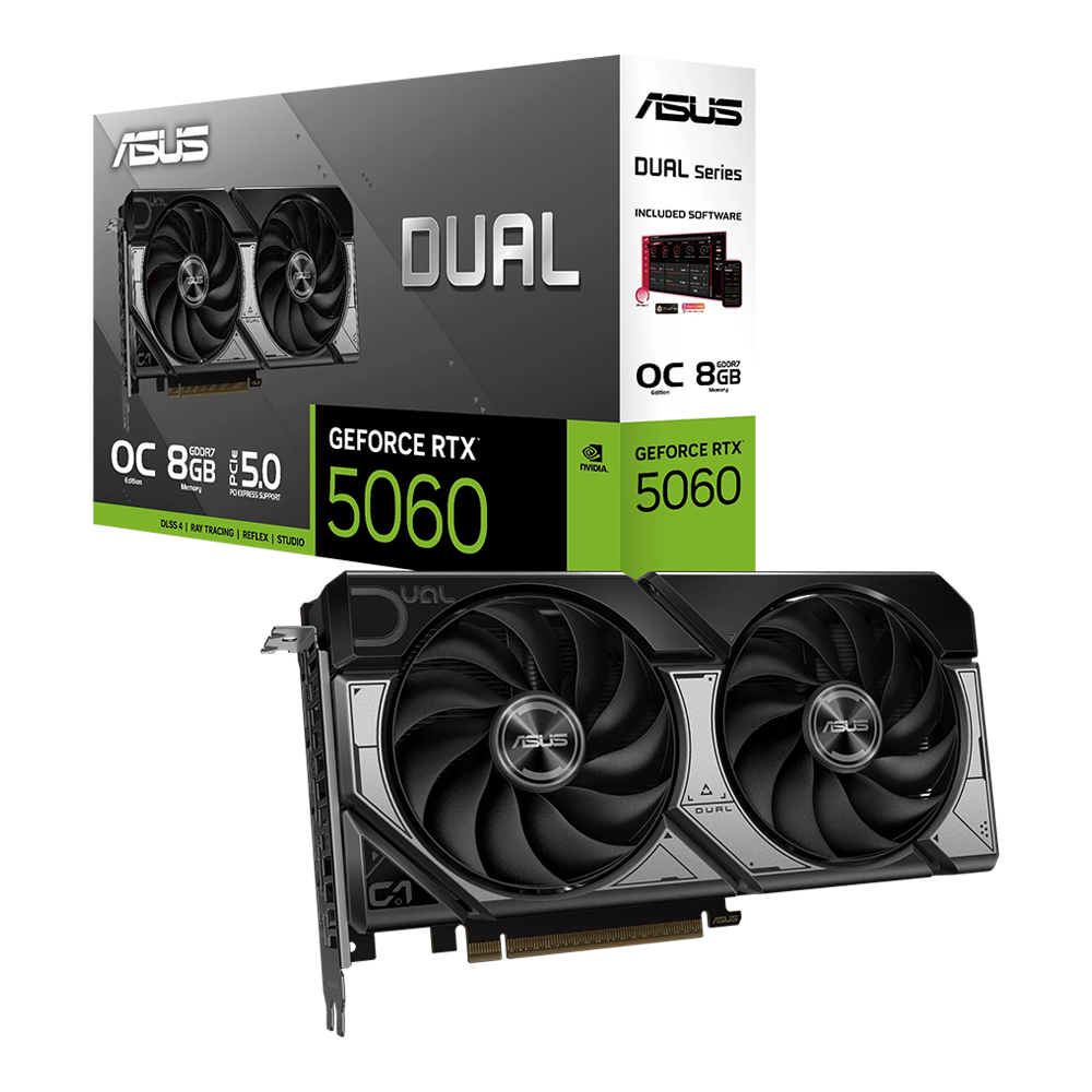 8GB ASUS Dual GeForce RTX™ 5060 8GB GDDR7 OC Edition