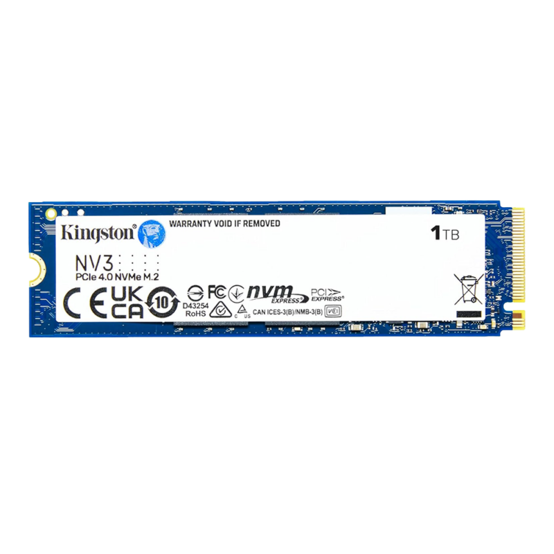 1 TB Kingston NV3 PCIe 4.0 NVMe SSD