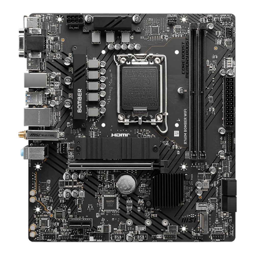 MSI B760M WIFI, DDR5, 14th Gen Motherboard - Image 2