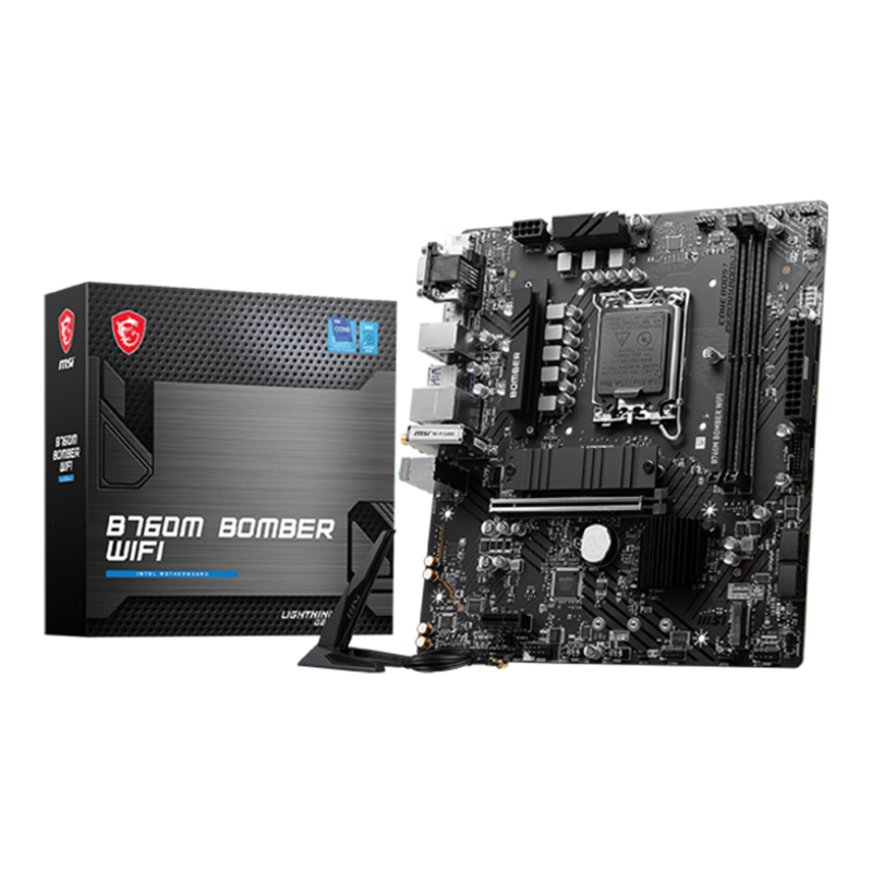 MSI B760M WIFI, DDR5, 14th Gen Motherboard