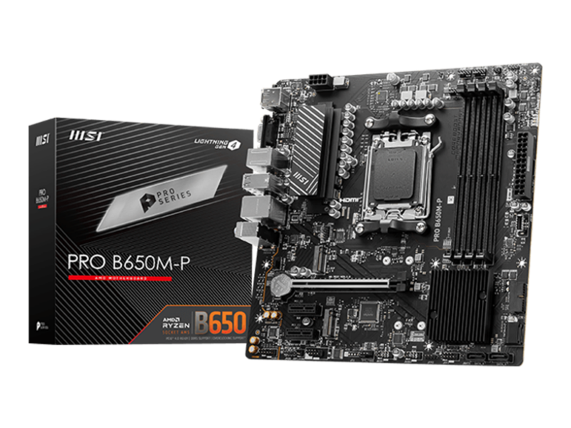 MSI Pro B650M-P DDR5 Gaming Motherboard