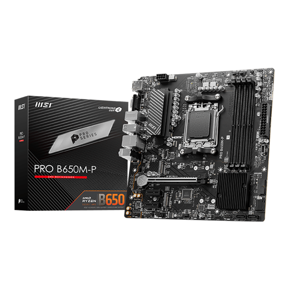 MSI Pro B650M-P DDR5 Gaming Motherboard
