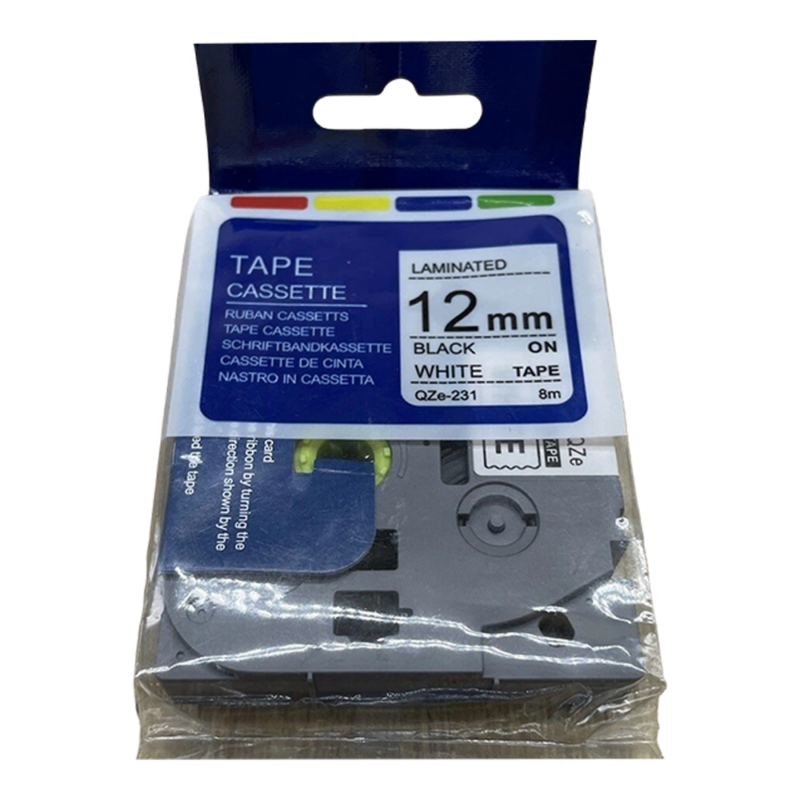 Tape Cassette Laminated 12mm Tape QZE-231