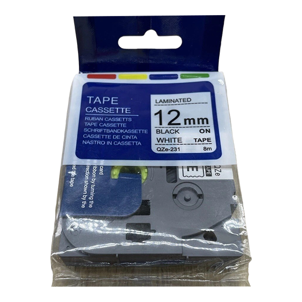 Tape Cassette Laminated 12mm Tape QZE-231
