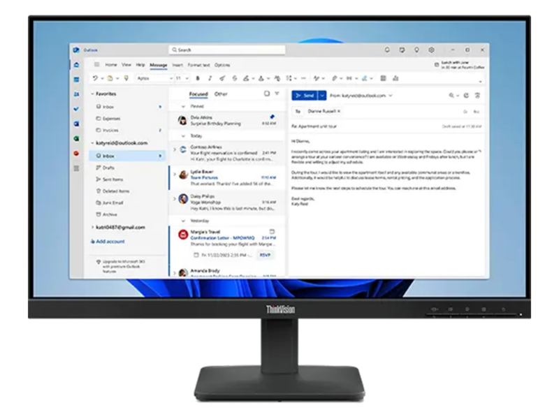 23.8″ Lenovo ThinkVision S24-4e LED Monitor