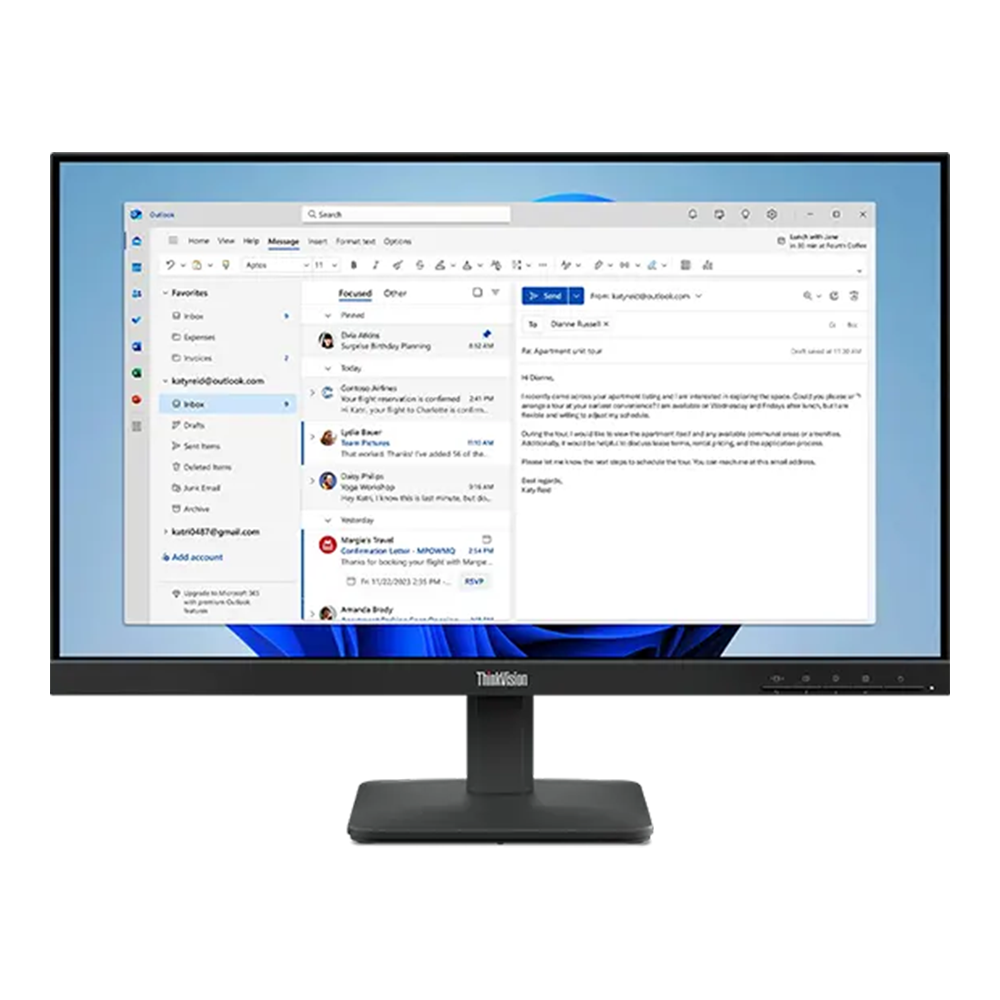 23.8" Lenovo ThinkVision S24-4e LED Monitor