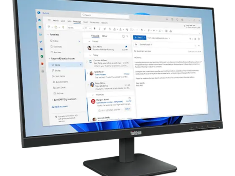 23.8″ Lenovo ThinkVision S24-4e LED Monitor - image 2