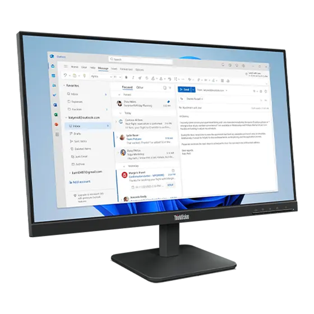 23.8" Lenovo ThinkVision S24-4e LED Monitor - Image 2