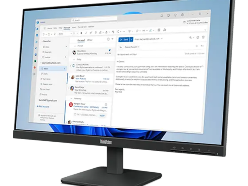 23.8″ Lenovo ThinkVision S24-4e LED Monitor - image 3