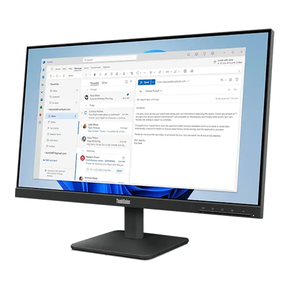 23.8" Lenovo ThinkVision S24-4e LED Monitor - Image 3