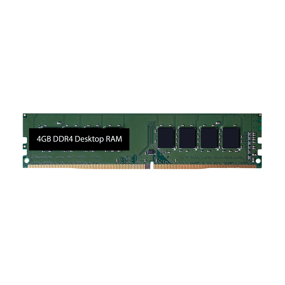 4 GB DDR4, Without Warranty Desktop RAM