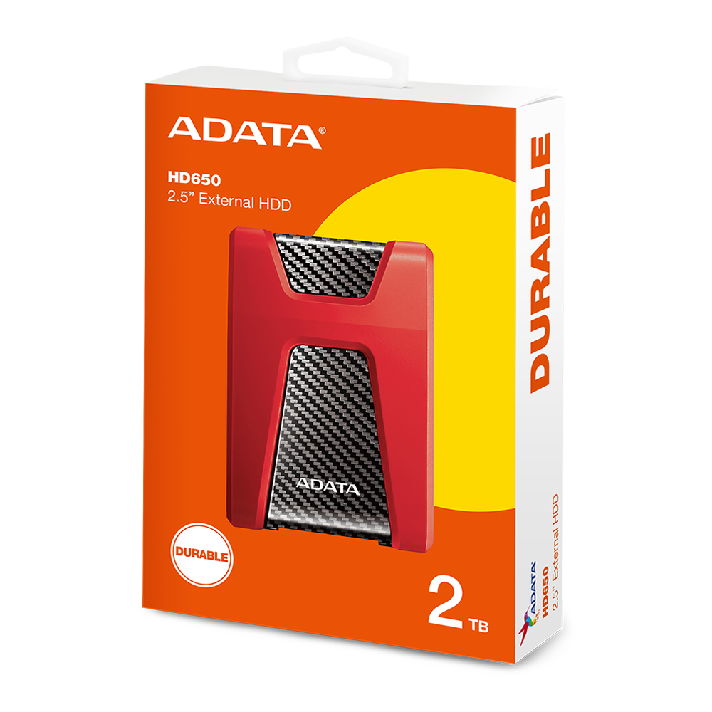 2 TB ADATA HD650 Portable Disk Drive